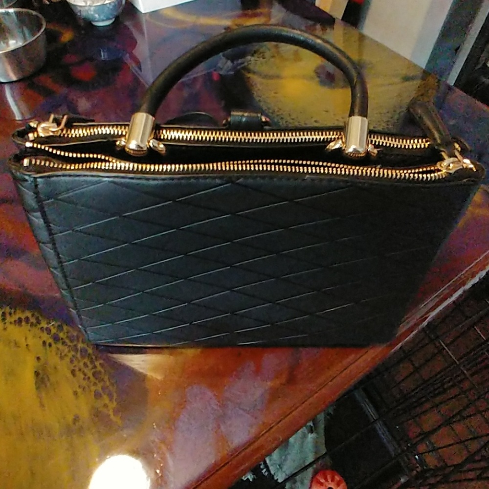 Black Convertible Backpack Purse